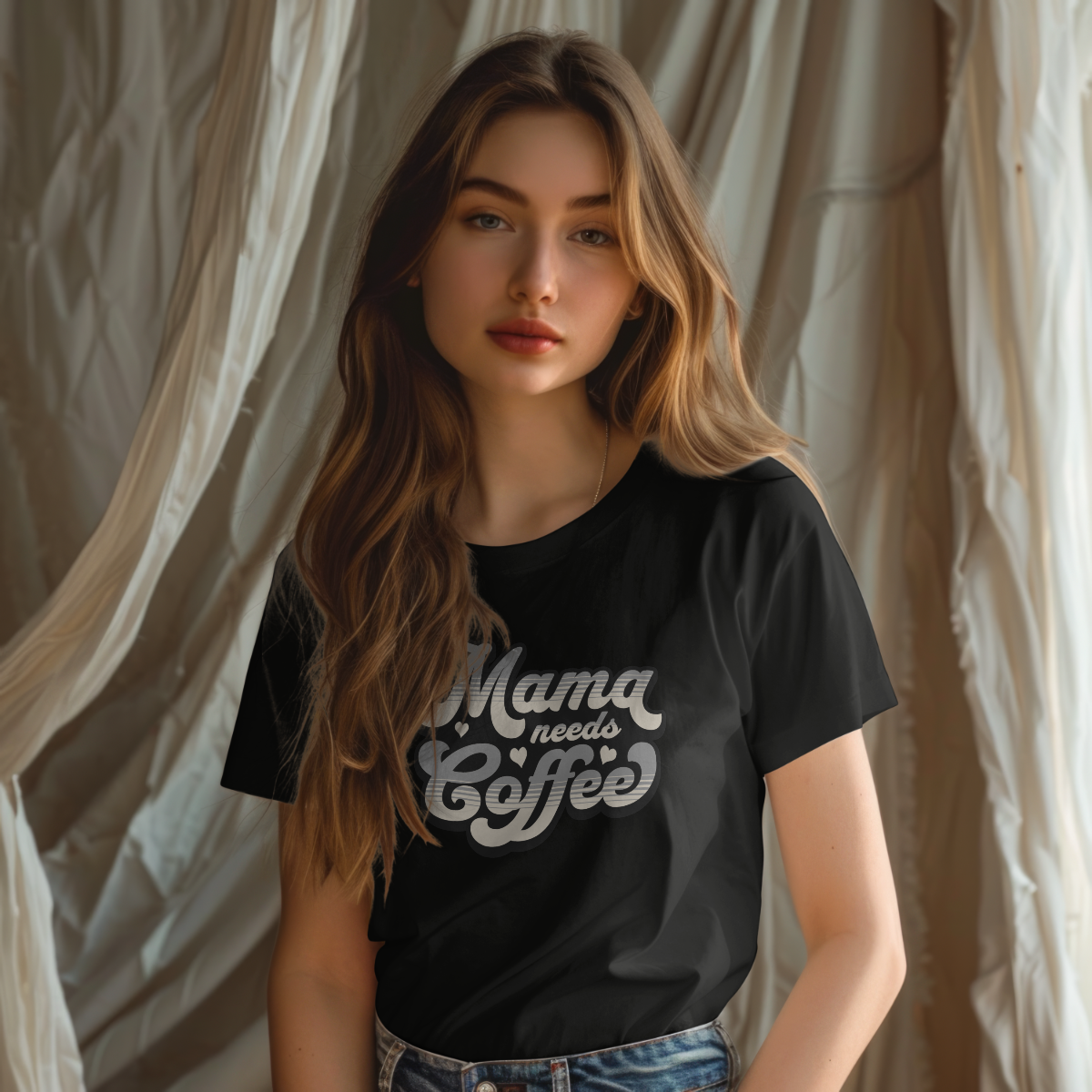 Unisex T-shirt "Mamma behöver kaffe"