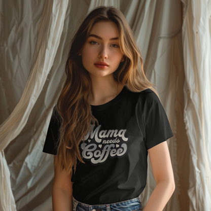Unisex T-shirt "Mamma behöver kaffe"