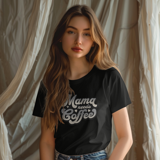 Unisex T-shirt "Mamma behöver kaffe"